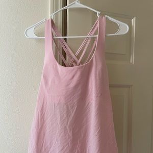 LULULEMON Light Pink Criss-Cross Tank